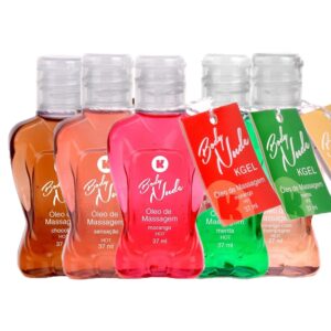 Body Nude Óleo De Massagem Hot 37Ml K-Gel