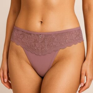 Calcinha Fio Duplo Em Renda Vaydosa Lingerie