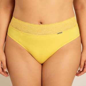 Calcinha Plus Size Fio Dental Duplo Com Renda Nayane Rodrigues