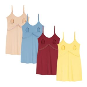 Camisola Amamentação Sortida Com Alça Click Íntima Delas
