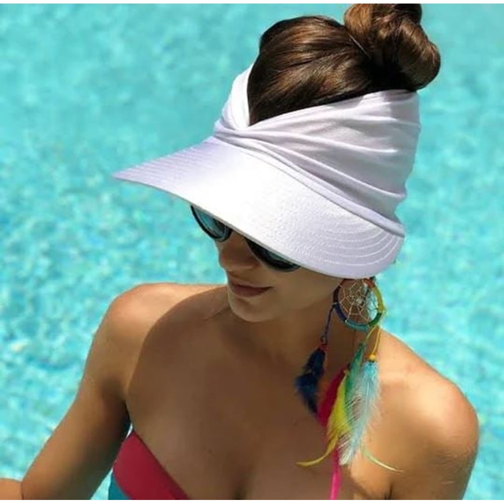 Chapéu Viseira Turbante Dupla Face Pink Lingerie - Imagem 7