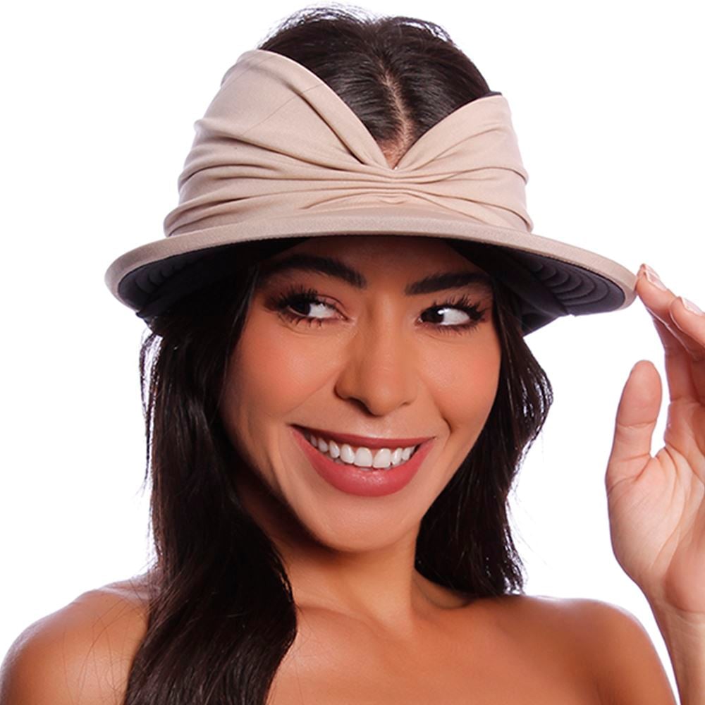 Chapéu Viseira Turbante Dupla Face Pink Lingerie - Imagem 8