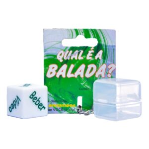 Chaveiro Com Dadinho Qual É A Sua Balada Diversão Ao Cubo
