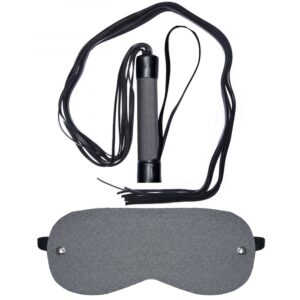 Chicote 8 Tiras 80Cm Cinza Dominatrix
