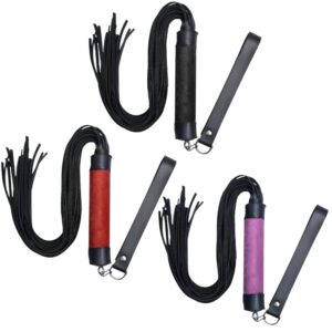 Chicote Dominatrix 24 Tiras 40Cm Pelúcia  Dominatrix