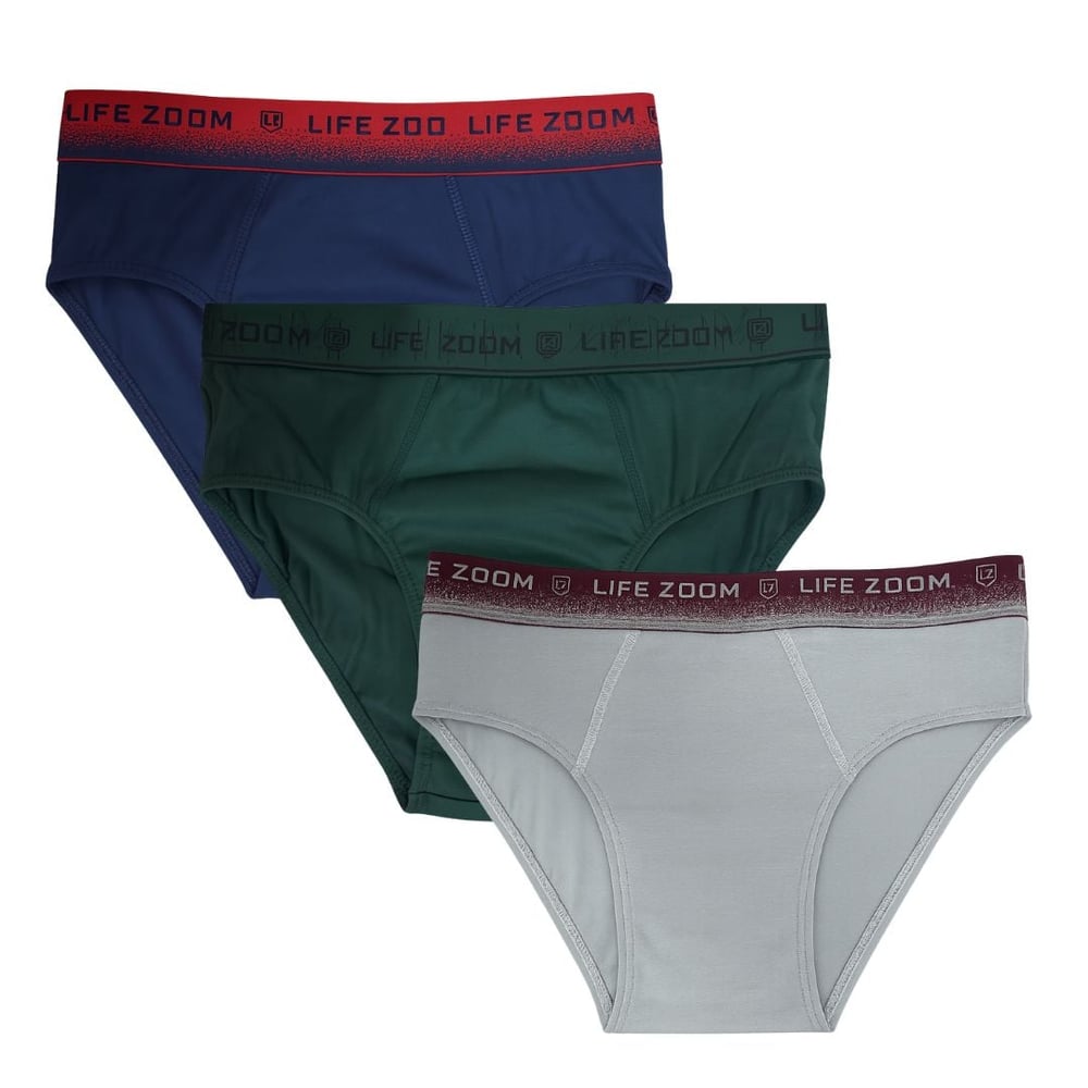 Cueca Adulto Cores Sortidas Malha 35Mm Life Zoom
