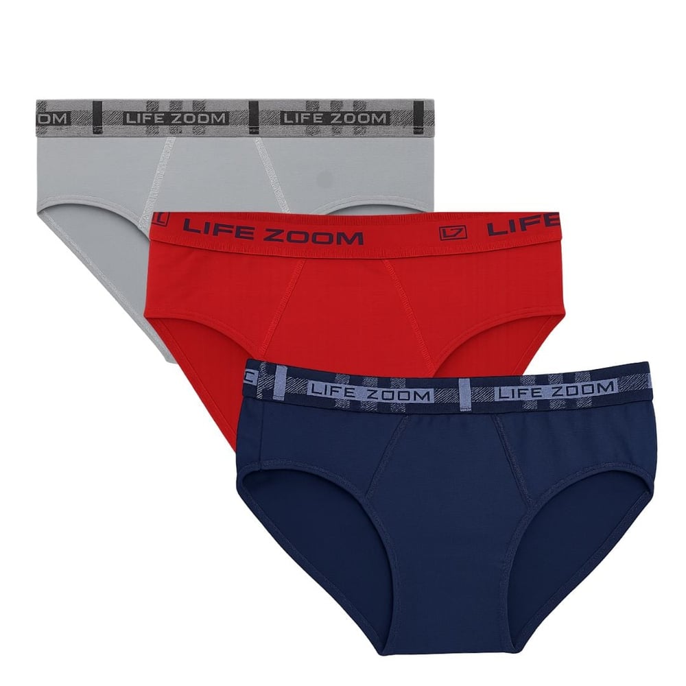 Cueca Adulto Elástico Algodão Exposto Life Zoom - Imagem 2