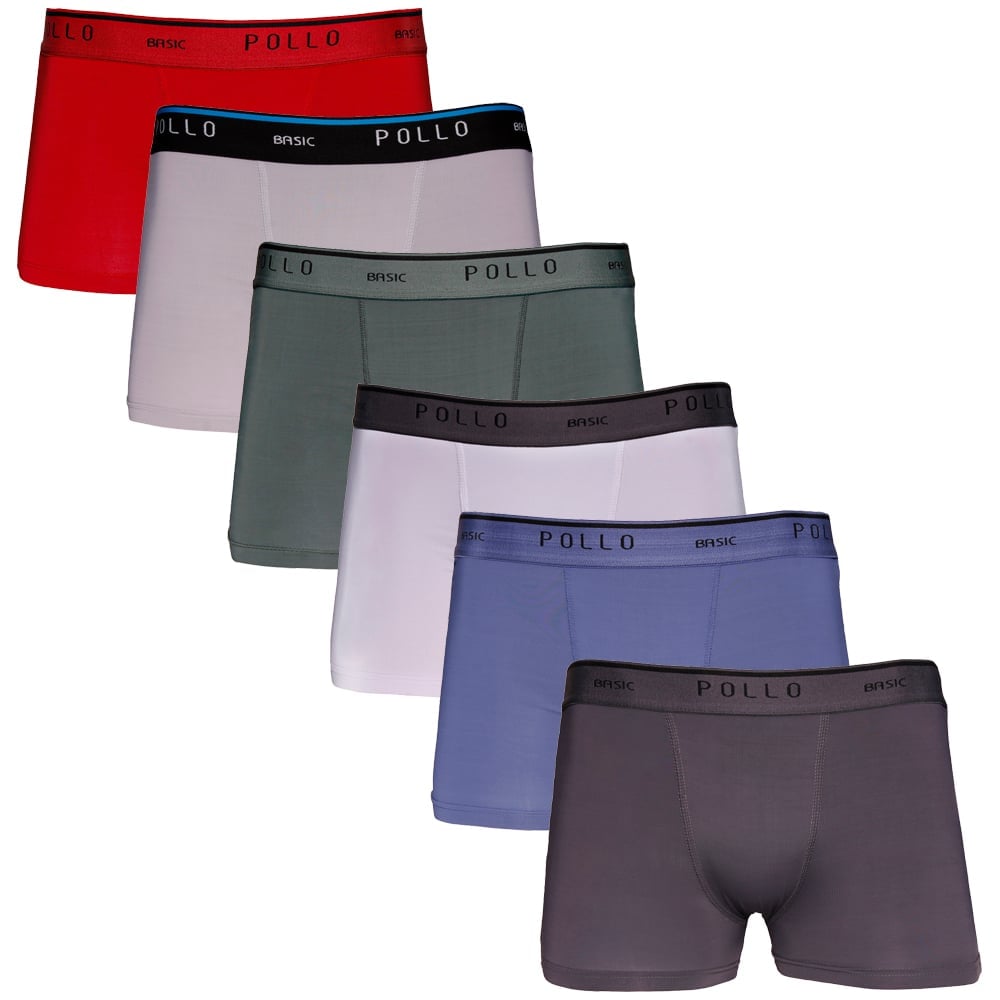 Cueca Boxer Plus Size Basic Pollo Microfibra Mabrumar - Imagem 7
