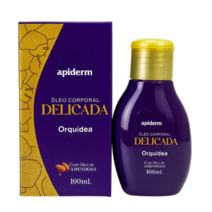 Delicada Óleo Hidratante Corporal De Orquídea 100Ml Apiderm