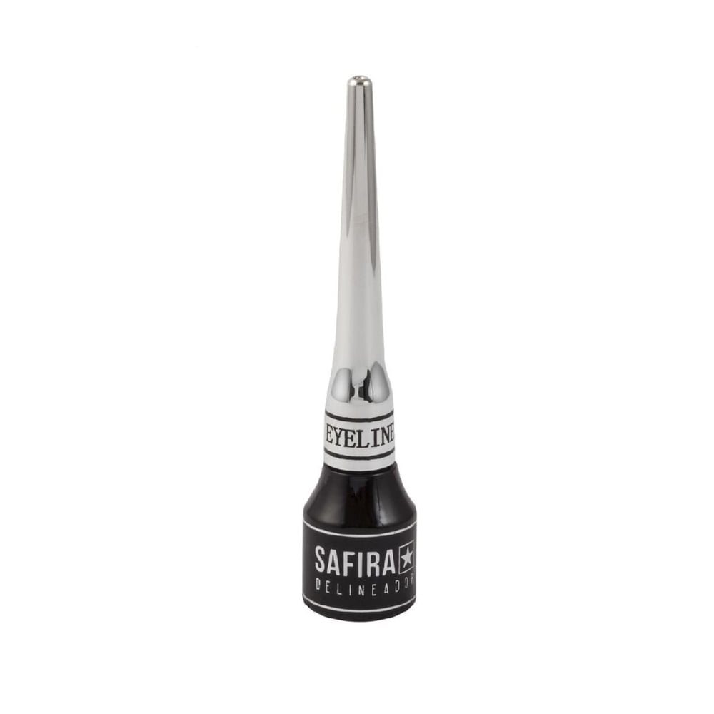 Delineador Líquido Super Black 3,5Ml Safira Cosméticos - Imagem 2