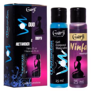 Duo Retarden E Ninfa Gel Para Massagem 25Ml Garji