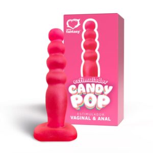Estimulador Candy Pop Maciço 14 X 2,8Cm Sexy Fantasy