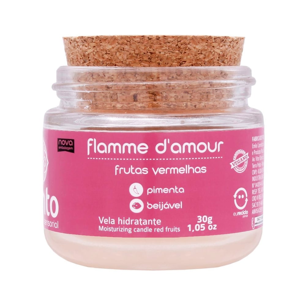 Flamme D Amour Vela Beijável 30G Santo Sexo - Imagem 7