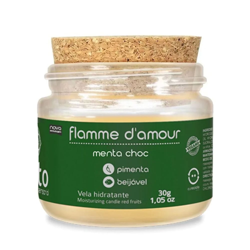 Flamme D Amour Vela Beijável 30G Santo Sexo - Imagem 8