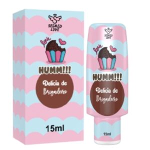 Humm Delícia De Brigadeiro Gel Beijável Hot 15Ml Segred Love