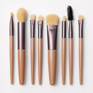 Kit 8 Pincéis Para Maquiagem Com Cerdas Macias Vibe Toys