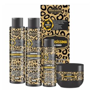 Kit Capilar Poderosíssima Mega Power Com 4 Itens Rhenuks Cosméticos