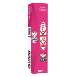 Kit Kero Gel Beijável Para Massagem 18Ml Segred Love
