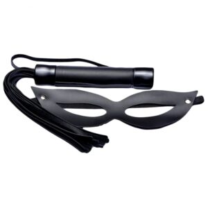 Kit Tiazinha Com Chicote Liso 20Cm Dominatrix