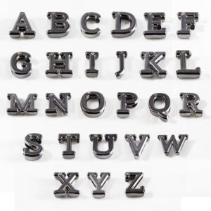Letras Para Personalizar Em Plástico Abs Ônix Hard