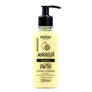 Loção Hidratante Corpo E Rosto Passion Fruit 200Ml Rhenuks