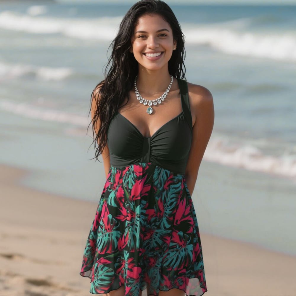 Maiô Vestido Karine Estampado Hangar Lingerie - Imagem 4