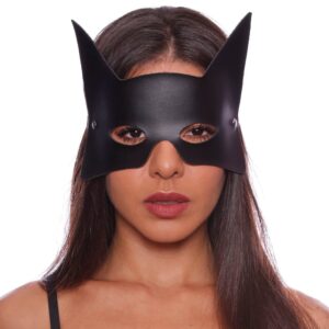 Máscara Batmam Preta Lux Dominatrix
