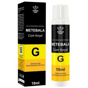 Metebala Lubrificante Siliconado 18Ml Segred Love