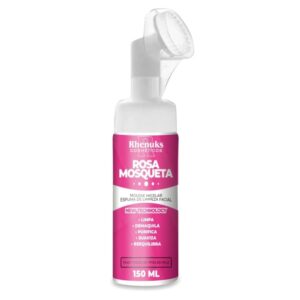 Mousse De Limpeza Facial Rosa Mosqueta 150Ml Rhenuks Cosméticos