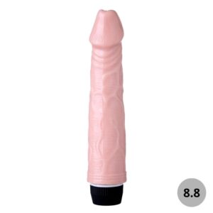 Pênis Realístico Texturizado 22,5X4,3 Cm Com Vibro Vibe Toys