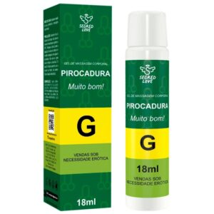Pirocadura Gel Masculino Intensificador De Ereção 18Ml Secred Love