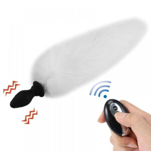 Plug Anal Com Rabo E Vibro Cauda 7,5 X 3 Cm  Vibe Toys