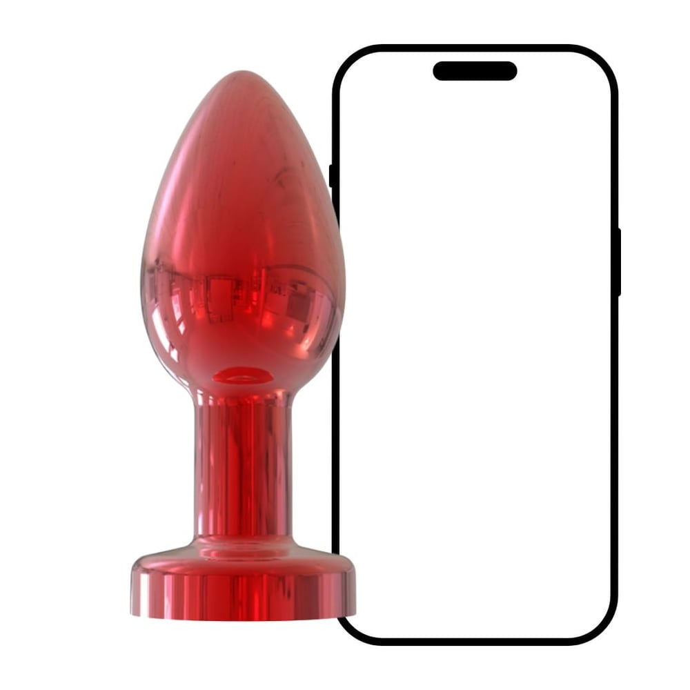 Plug Anal Cromado Com 10 Vibrações E Controle Via App Vibe Toys - Imagem 5
