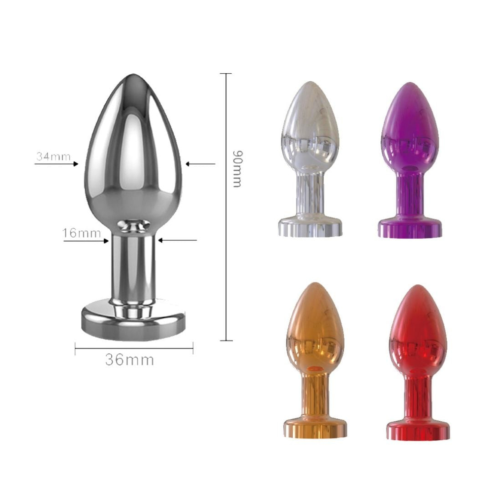Plug Anal Cromado Com 10 Vibrações E Controle Via App Vibe Toys - Imagem 6