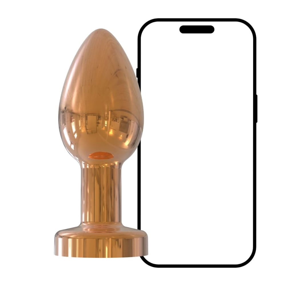 Plug Anal Cromado Com 10 Vibrações E Controle Via App Vibe Toys - Imagem 9