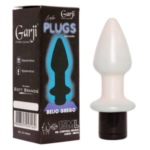 Plug Anal Em Gel Beijo Grego Excitante Beijável 15Ml Garji