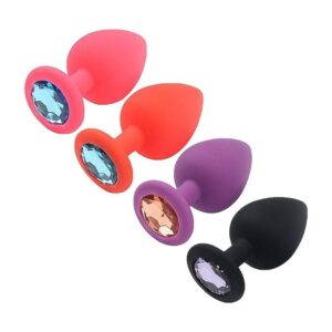 Plug Anal Grande 10 X 4 Cm Em Silicone Sexy Toys