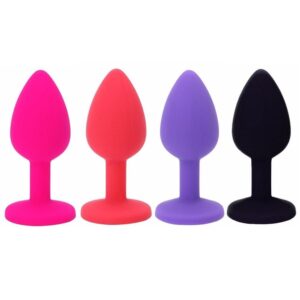 Plug Anal Pequeno 7,3 X 3 Cm Em Silicone Vibe Toys