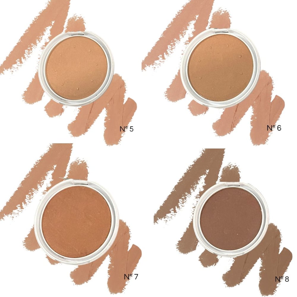 Pó Compacto Tons Escuros Linha Basic Green Safira Cosméticos - Imagem 6