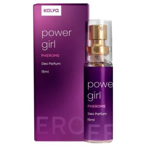 Power Girl Pherome Deo Perfum Feminino Com Feromônio 15Ml Kalya