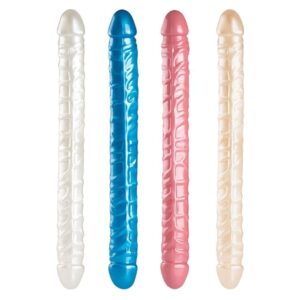 Prótese Dupla Dildo Super Realística 43 X 4Cm Vibe Toys