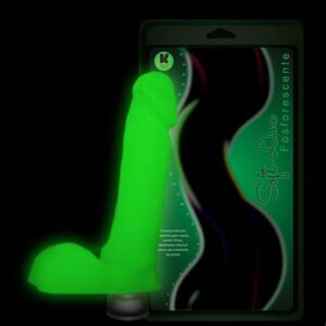 Protese Fosforecente Com Vibrador Interno 17,5 X 3,8 Cm Kgel
