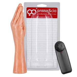 Protese Mãozinha Com Vibro 33,5 X 6,8Cm Prazer & Cia