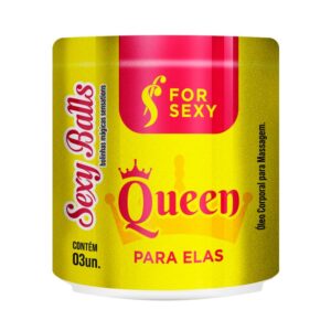 Queen  Sexy Balls Excitante Feminino Bolinha 3Uni Forsexy