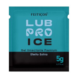 Sachê Lubpro Ice Premium Gel Umectante Efeito Gelado 5G Feitiços