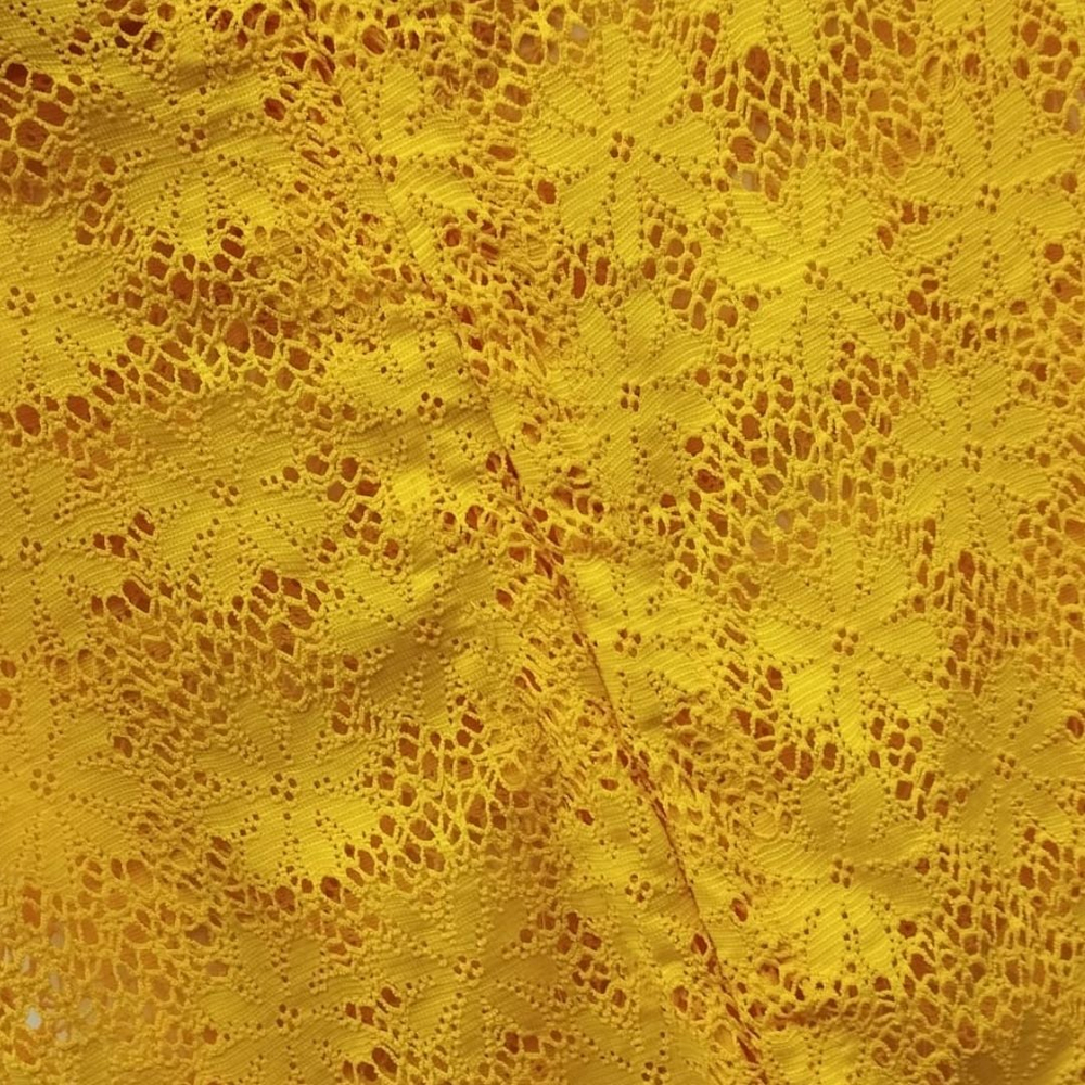 Saída De Praia Saia Em Renda Flor Com Cordão Puxe Coleção Reveillon - Imagem 5