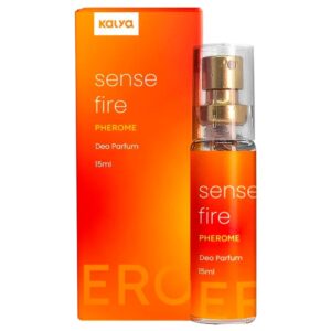 Sense Fire Pherome Deo Perfum Feminino Com Feromônio15Ml Kalya