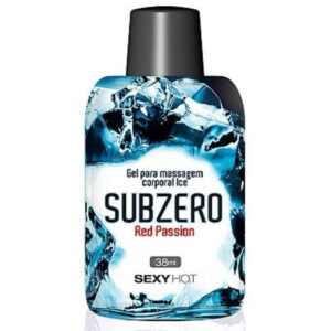 Subzero Red Passion Gel Para Massagem Corporal 38Ml Sexy Hot