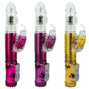 Vibrador Rotativo Sobe E Desce Butterfly Metalico
