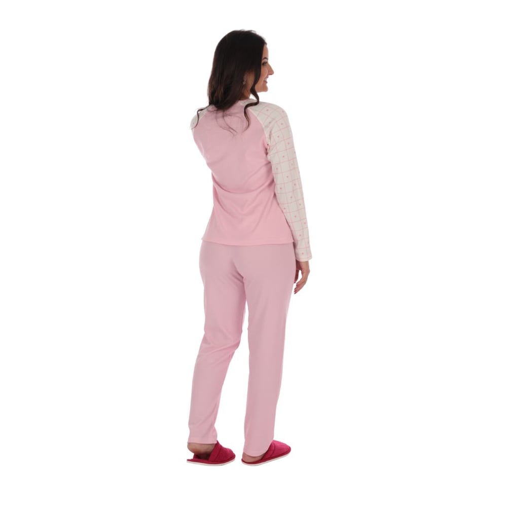 Pijama Tradicional Canelado Victory - Imagem 6
